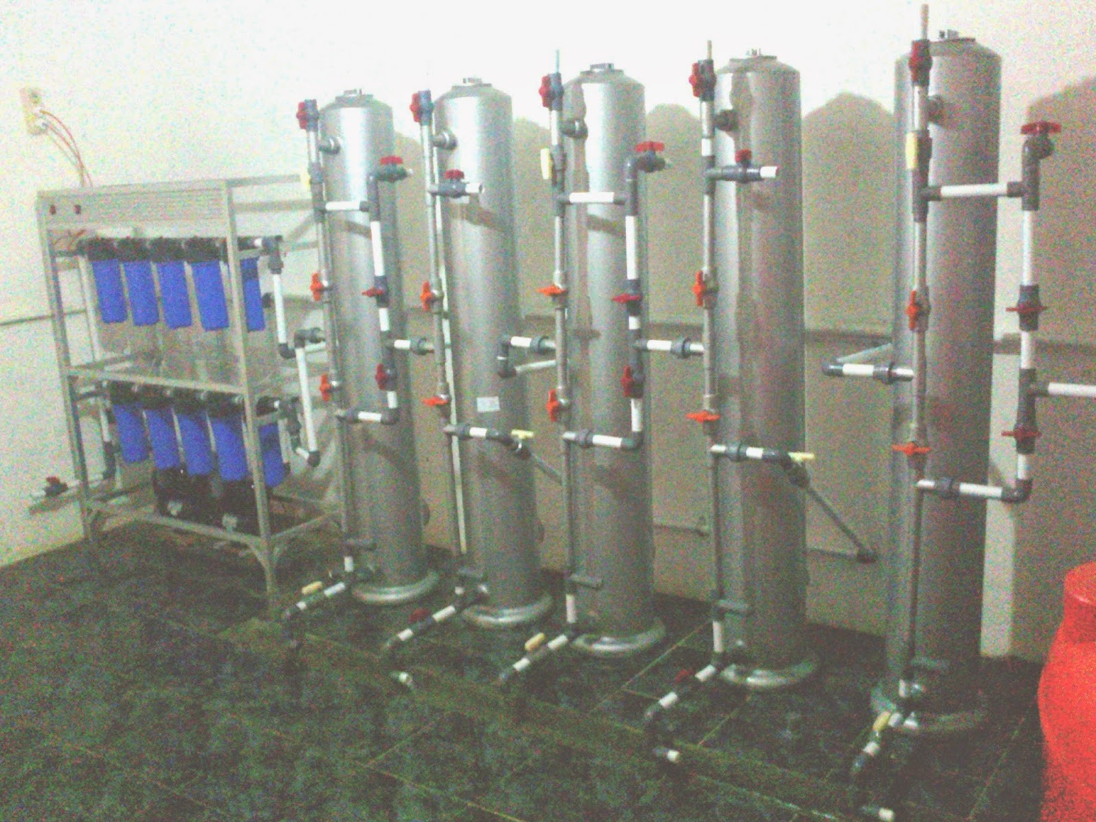 MESIN ALAT DEPOT AIR MINUM ISI ULANG GALON FILTER DEMINERAL( TDS NOL)