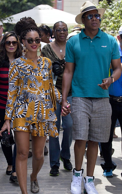 Beyonce and Jayz in cuba