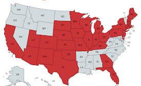 States Laura has visited as an invited speaker