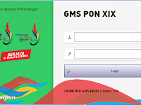 Aplikasi GMS Simpon XIX PON Jabar