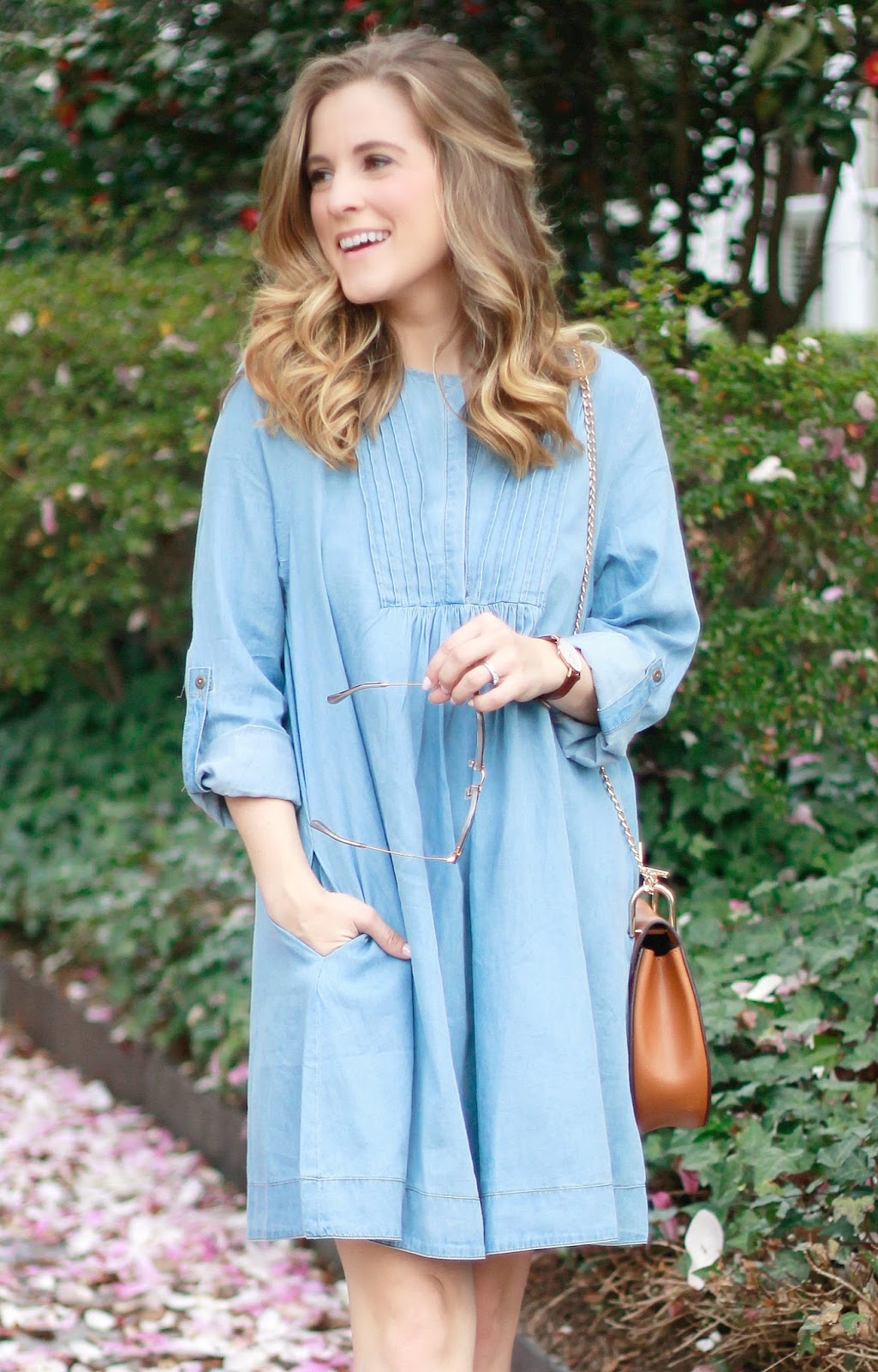 Denim Baby Doll Dress The Dainty Darling