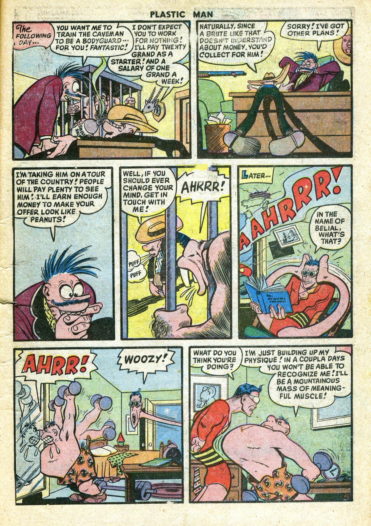 Read online Plastic Man (1943) comic -  Issue #19 - 7