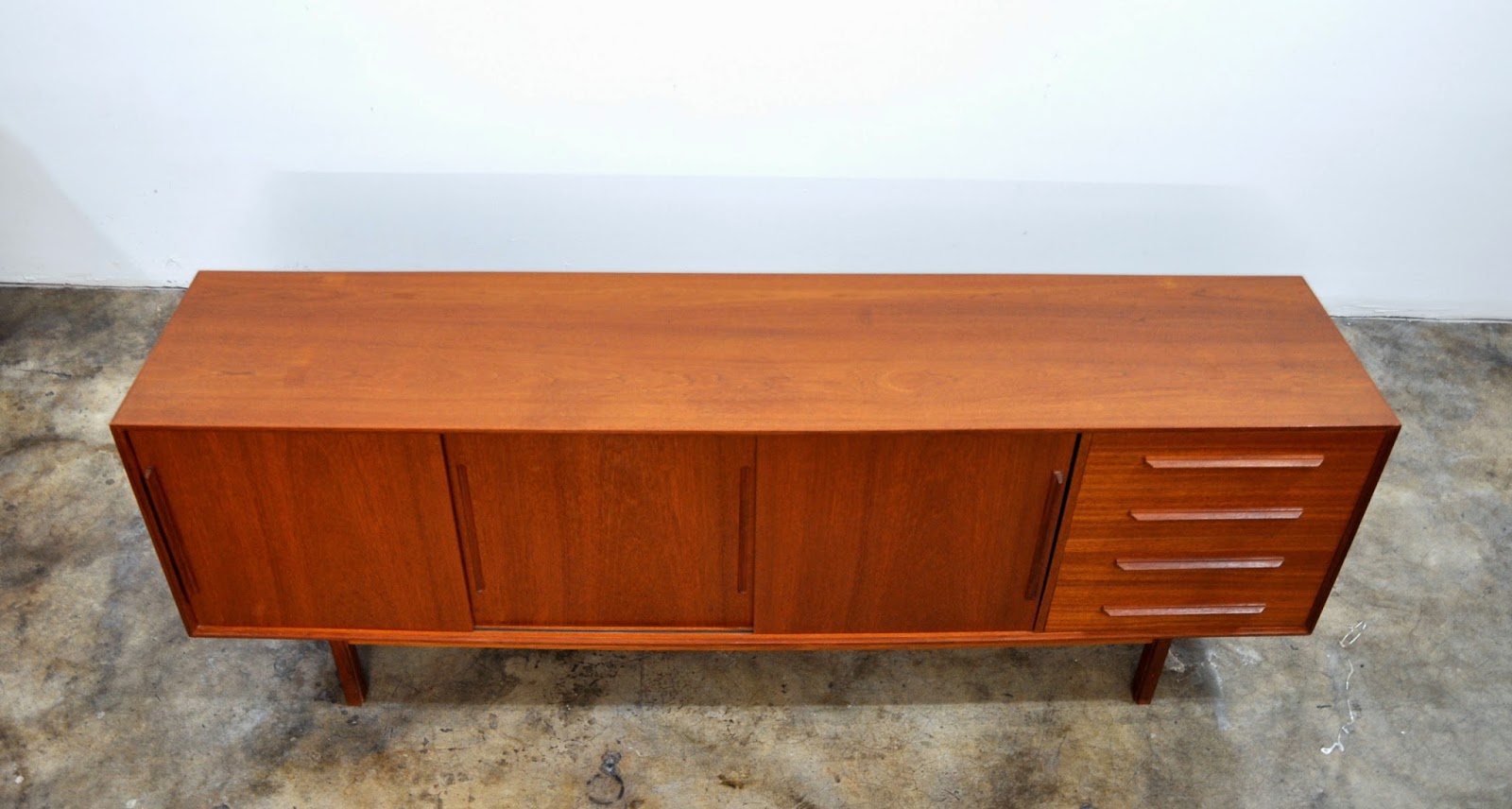 SELECT MODERN Dyrlund Teak Credenza, Bar, Sideboard, Buffet with Hutch or Media Console
