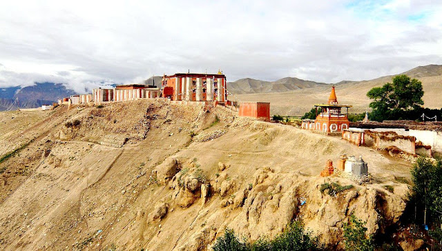 Mangyal Monastery school in Mustang
