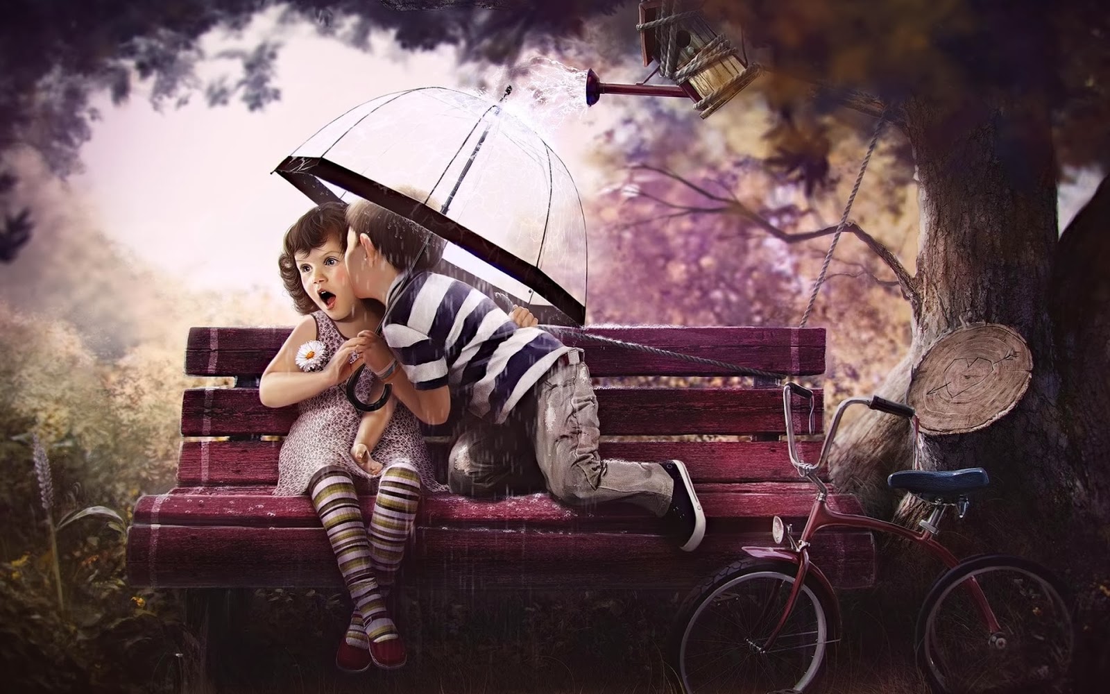 Cute Little Love Couple Pictures HD Free Download