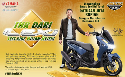 THR (Test ride Hujan Rejeki) dari Lexi THR (Test ride Hujan Rejeki) dari Lexi