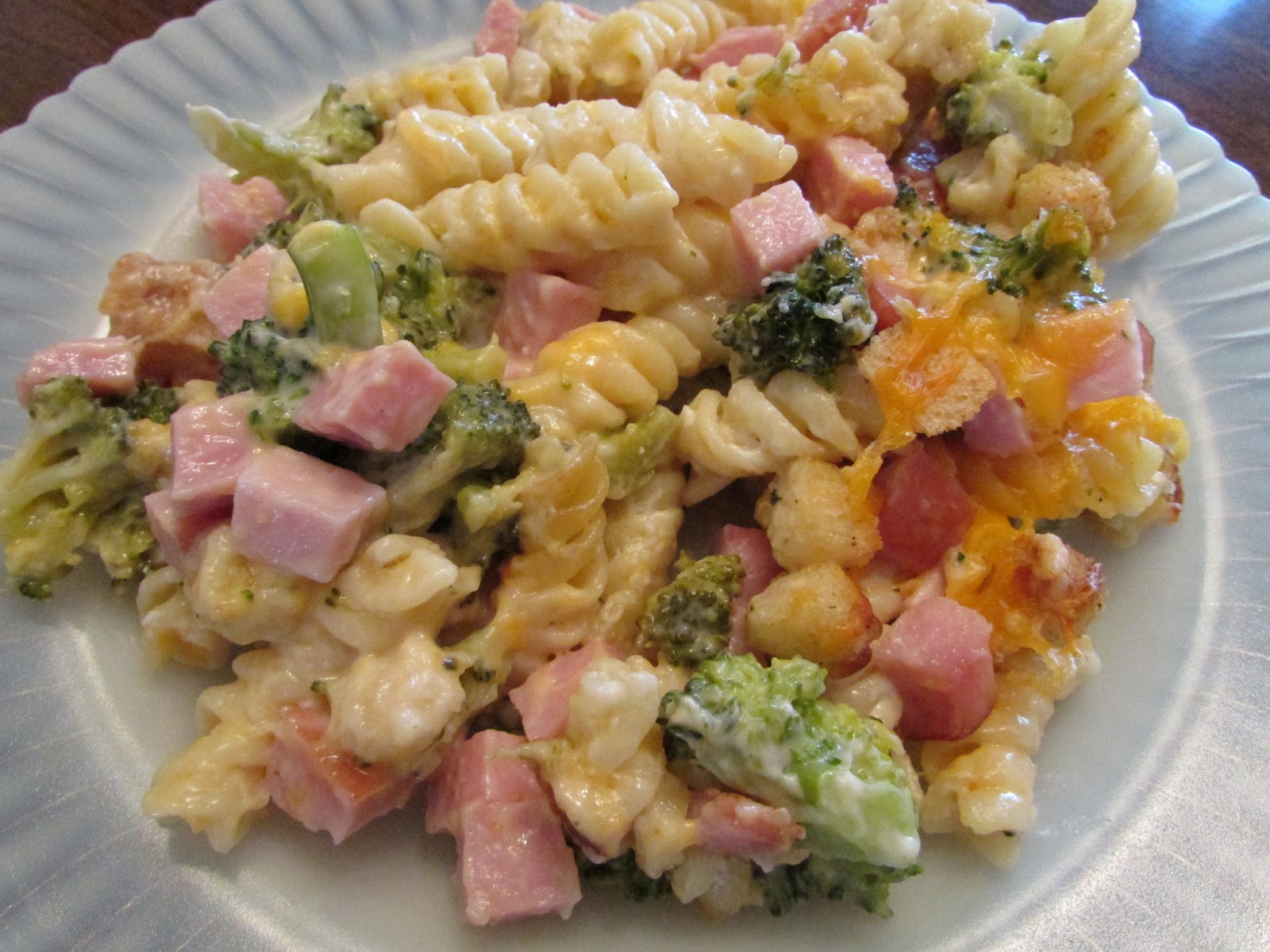 A Few Of My Favorite Things Miracle Whip Ham Casserole