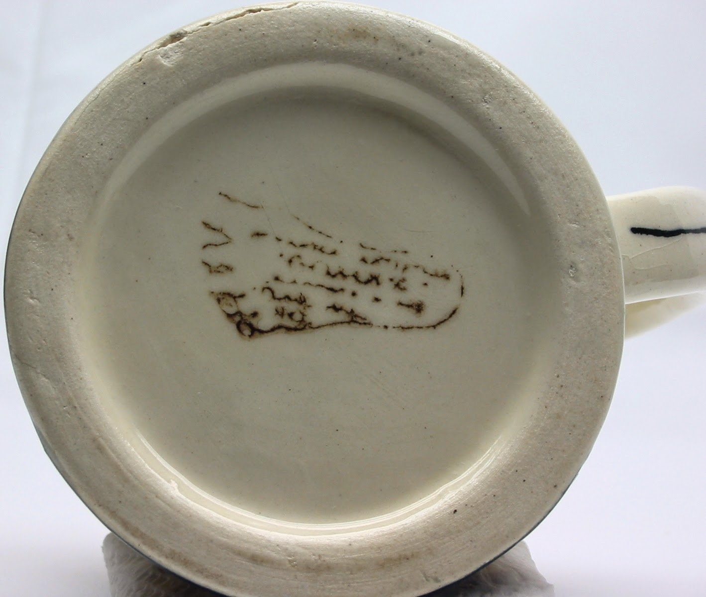 Human Foot Pottery Maker's Mark