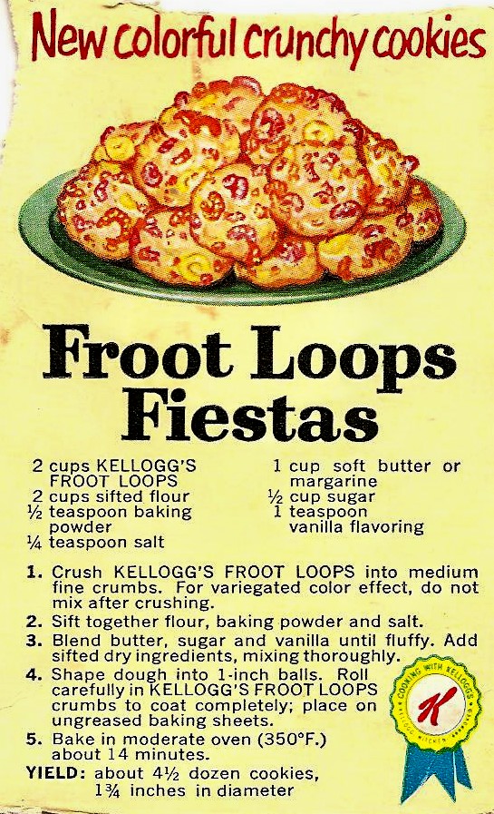 fifty tiny toes Vintage Nellie Cooks Froot Loops Fiestas