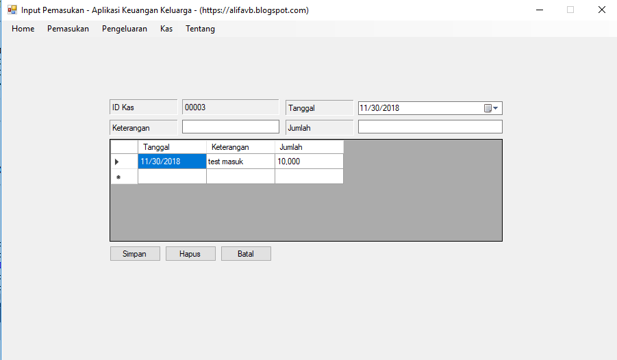 Vb net таблица