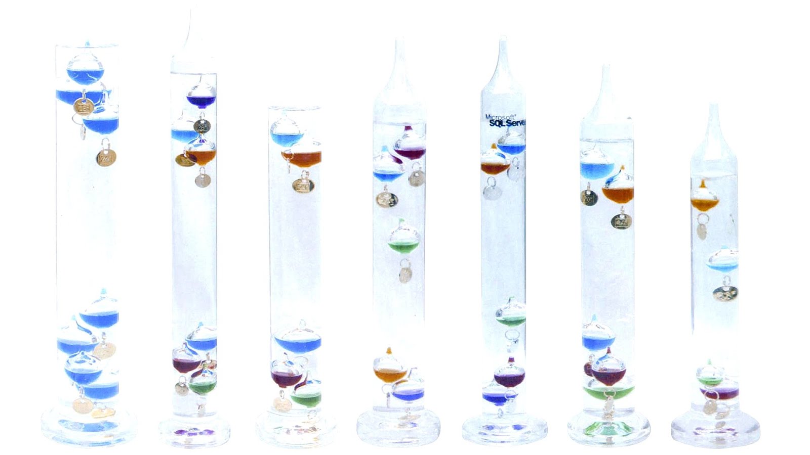 Glass Thermometer Floating Balls Ball Choices