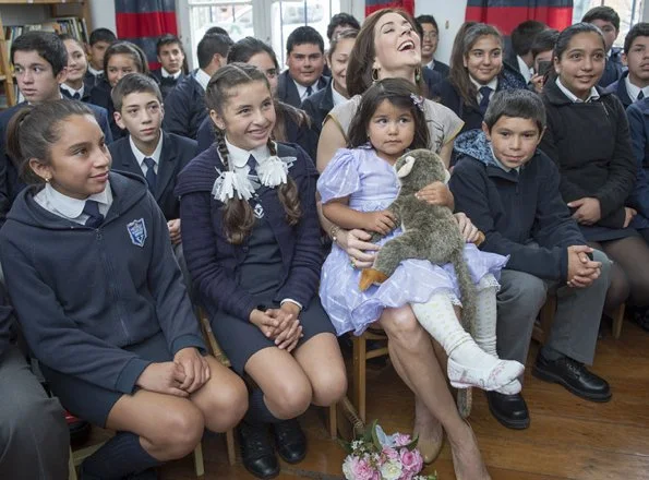 Crown Prince Frederick and Crown Princess Mary visit the former house of Chilean poet Pablo Neruda at Isla Negra