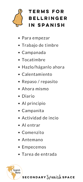 How-to-say-bellringer-in-Spanish