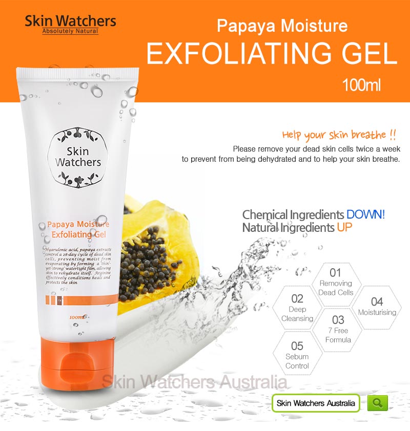 [Skin Watchers] Papaya Moisture Exfoliating Gel Korean Beauty Dream