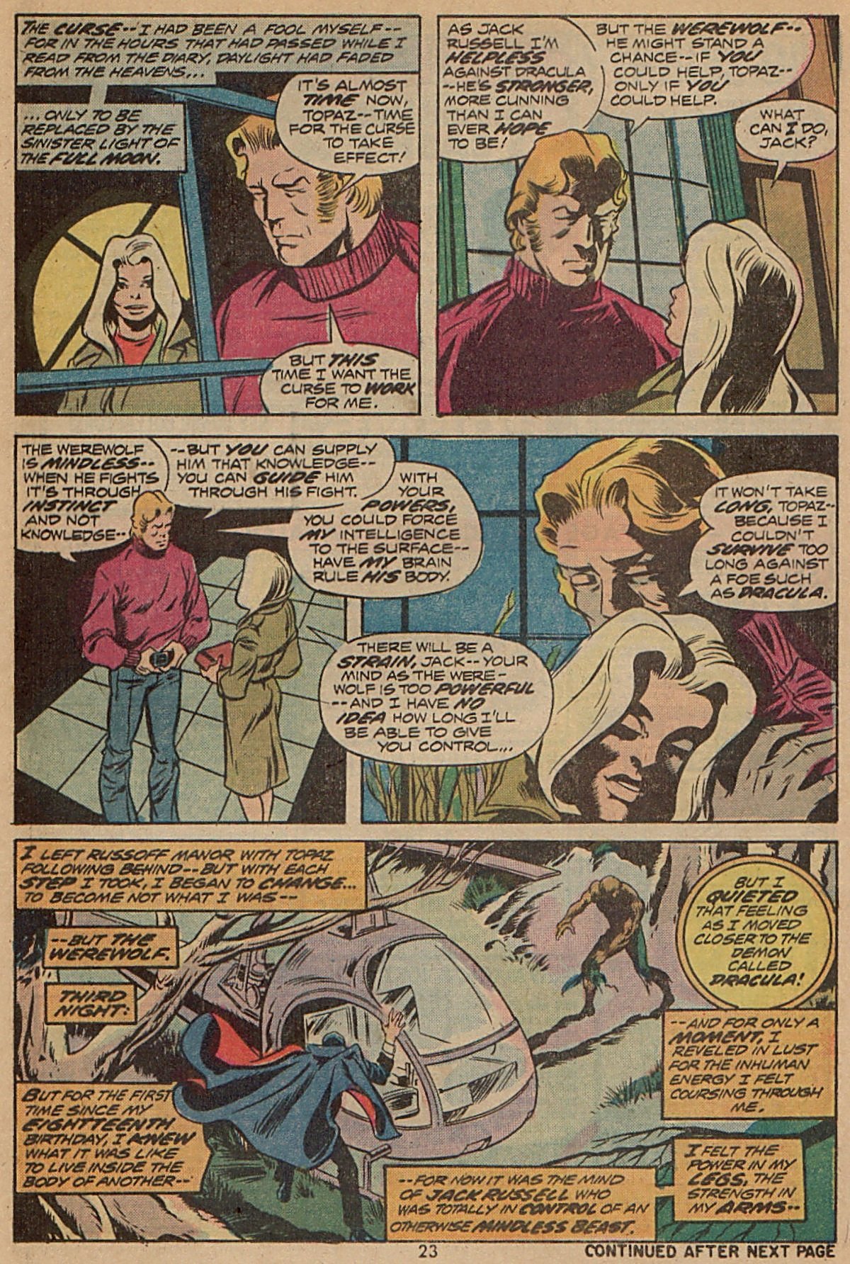 Read online Werewolf by Night (1972) comic -  Issue #15 - 17