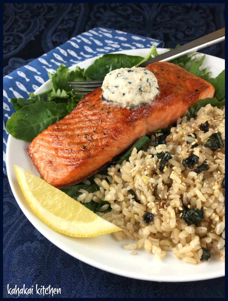 Kahakai Kitchen Heidi Swanson's Nori Compound Butter with Salmon and