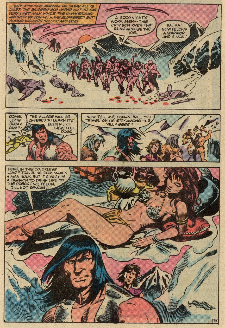 Read online Conan the Barbarian (1970) comic -  Issue #145 - 11