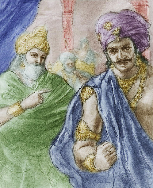 Vidura and Duryodhana