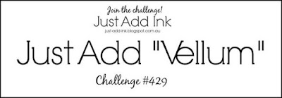 Jo's Stamping Spot - Just Add Ink Challenge #429