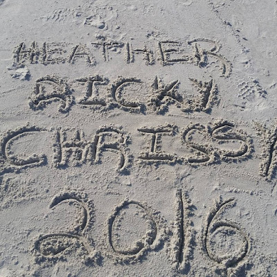 Writing in the sand Writing in the sand