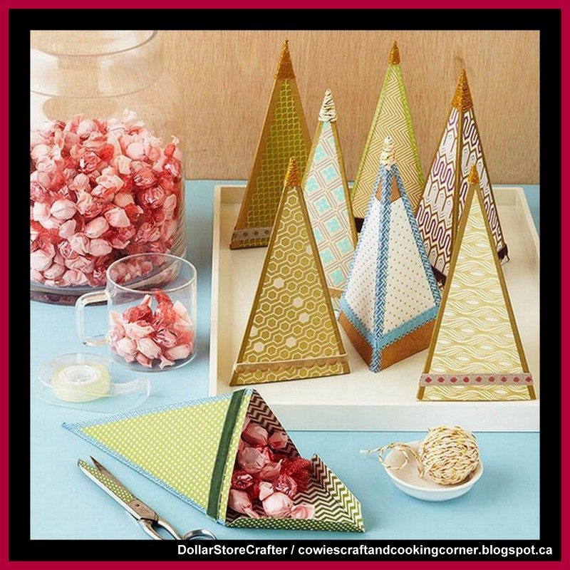 Dollar Store Crafter: Christmas Tree Candy Holders