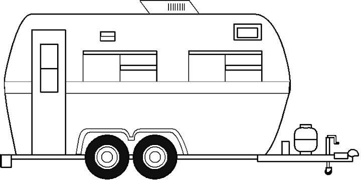 Coloring pictures of motorhomes | Screenfonds