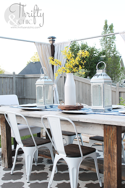 DIY outdoor patio decor and decorating ideas