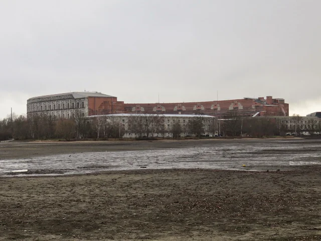 Congress Hall viewed from the Nazi Rally Grounds at the Documentation Center Nuremberg