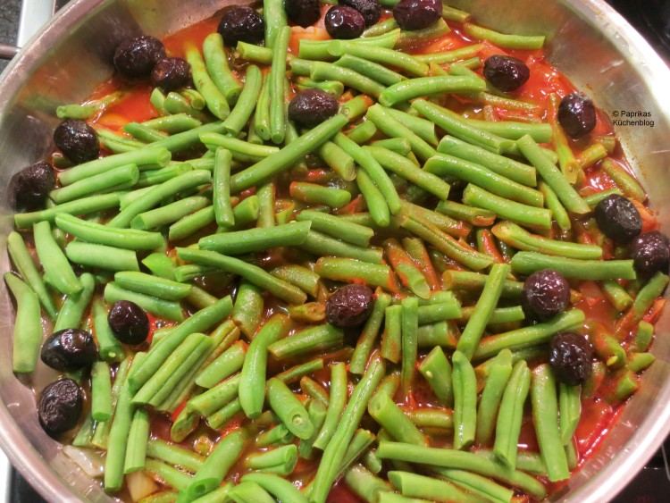 Paprikas Küchenblog: Grüne Bohnen auf türkische Art