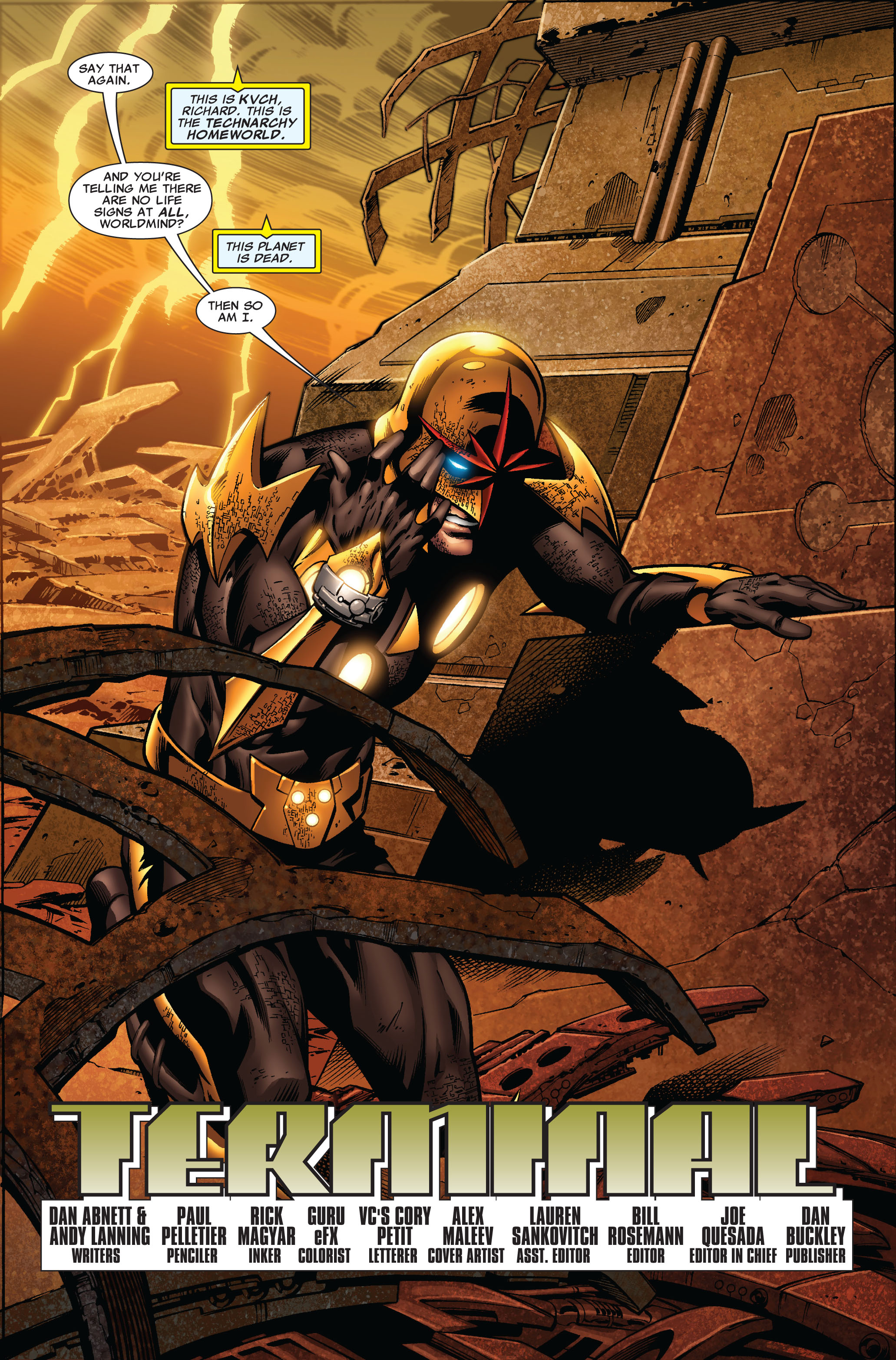 Read online Nova (2007) comic -  Issue #11 - 3