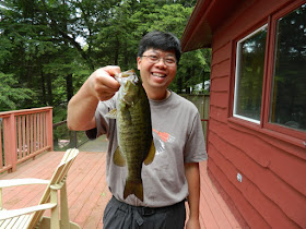 Lake Muskoka smallmouth bass by garden muses: a Toronto gardening blog