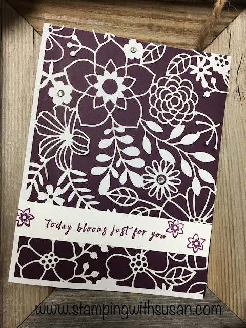 Stampin' Up!, Perennial Birthday, www.stampingwithsusan.com, Delightfully Detailed Laser-Cut Specialty Paper