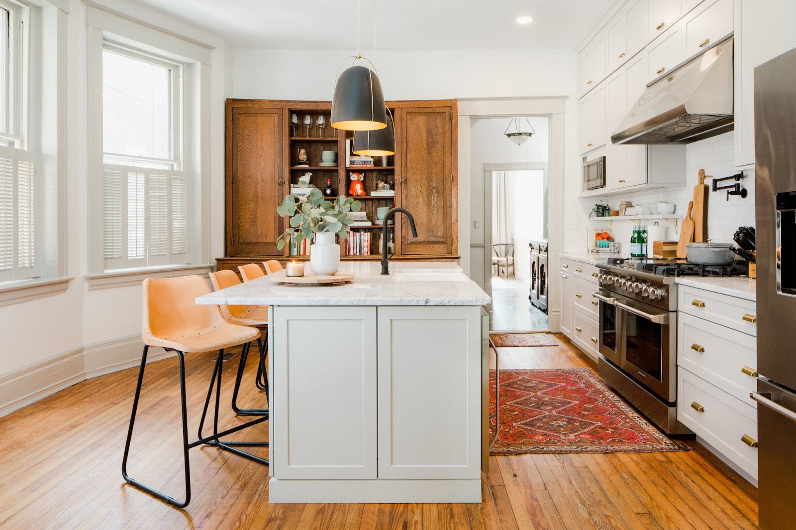 the reveal: our row house kitchen renovation is complete