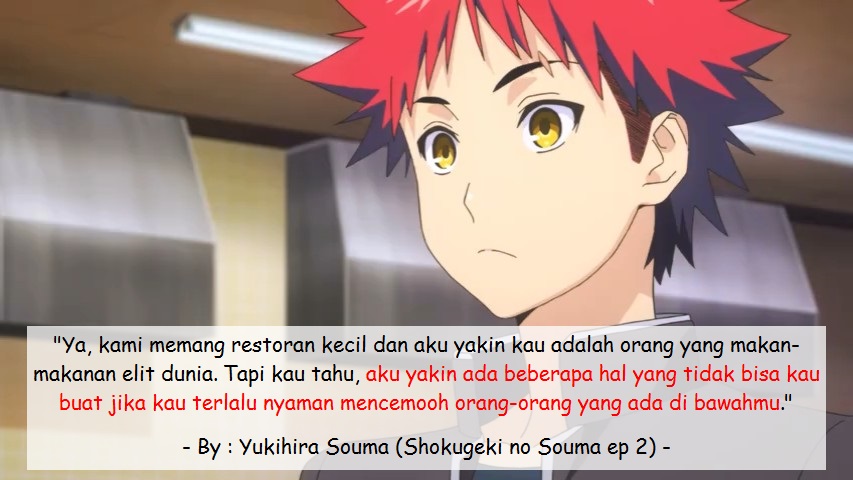 Quotes Animez Shokugeki No Souma Quotes Animez Shokugeki No Souma
