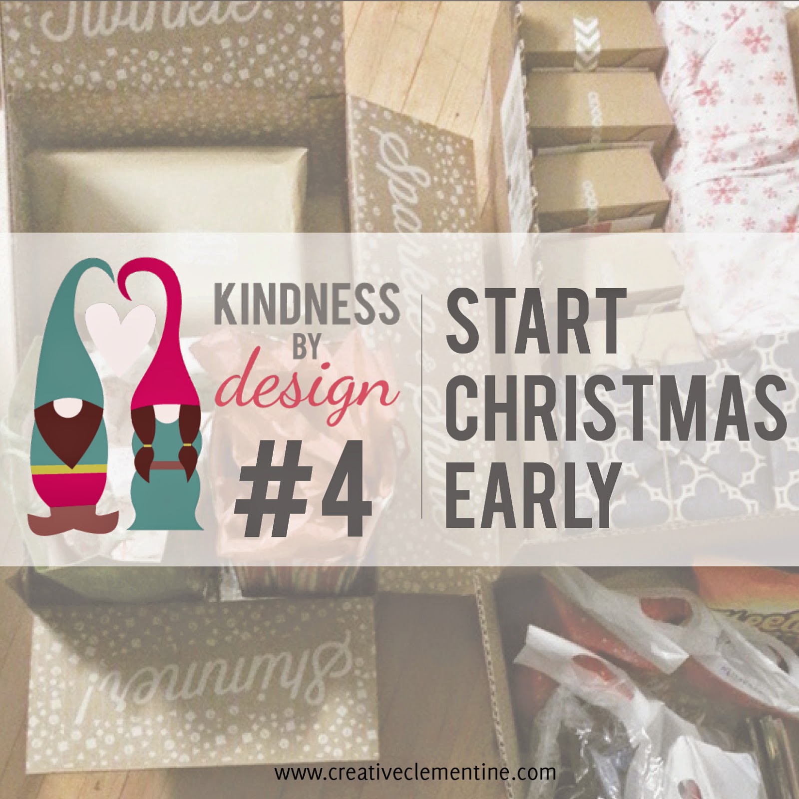 Kindness by Design: planning towards a kinder life. Blog series via CreativeClementine.com