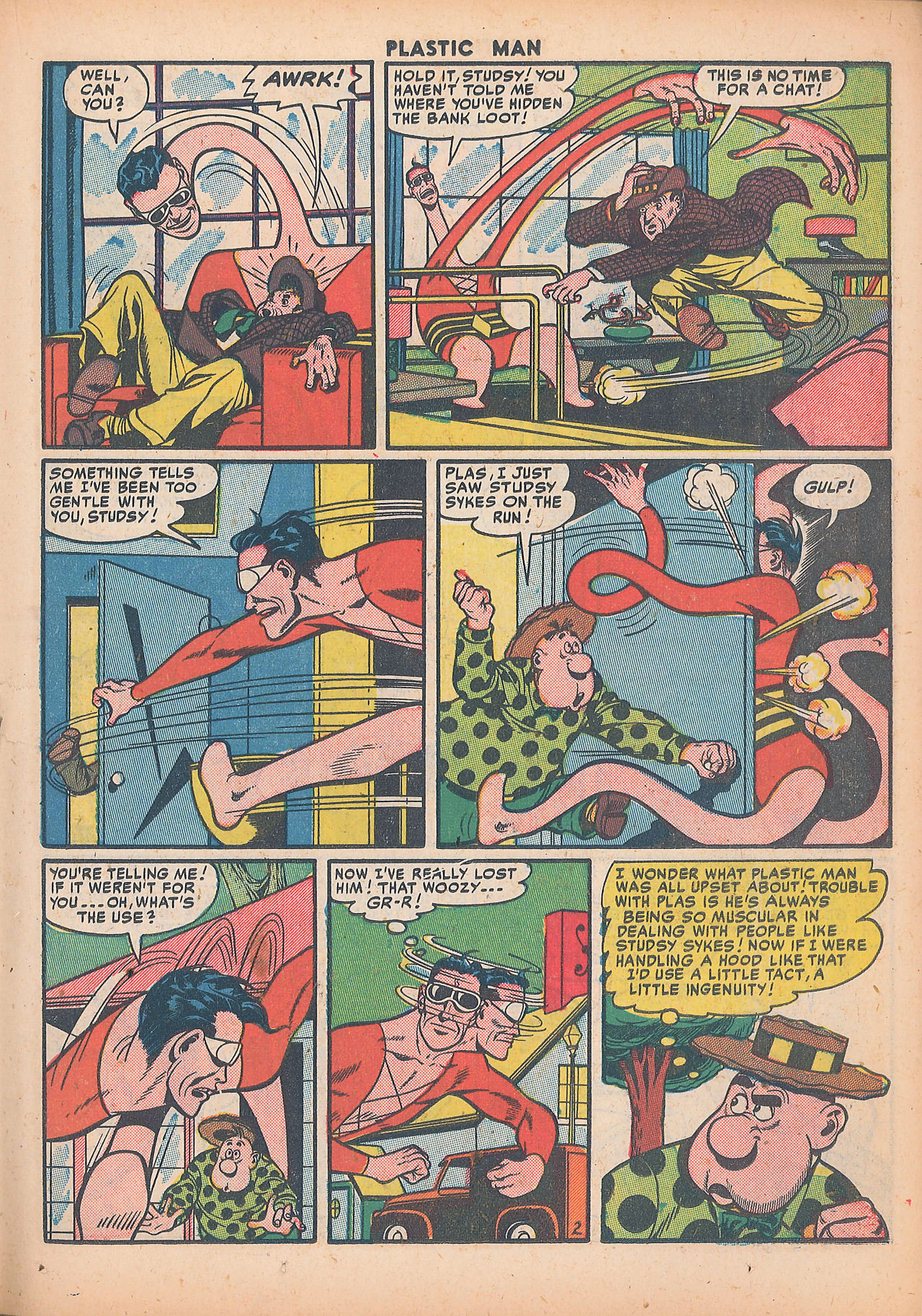 Read online Plastic Man (1943) comic -  Issue #30 - 27