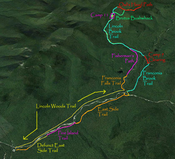 Owls Head (NH, 4000) TrailsNH Hiking Conditions
