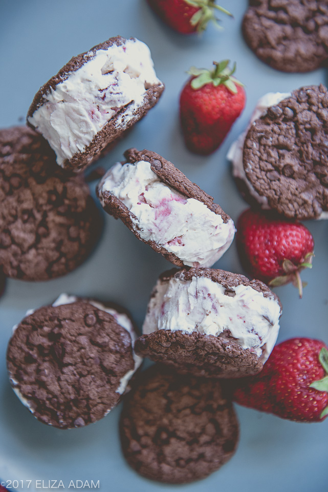 Notes from My Food Diary StrawberryRaspberry NoChurn Ice Cream with