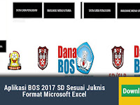 Aplikasi BOS 2017 SD Sesuai Juknis Format Microsoft Excel