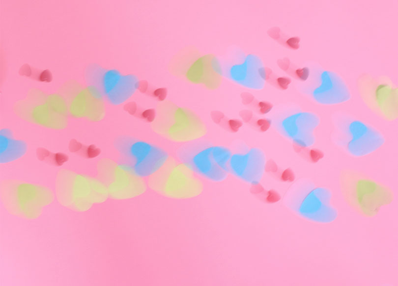 blurred hearts