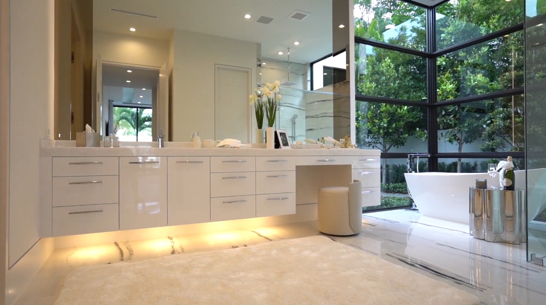 54 Interior Design Photos vs. 444 E Coconut Palm Rd, Boca Raton, FL Luxury Mansion Tour