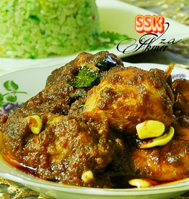 Rendang Ayam Rempah Kari - Singgahsana Kitchen
