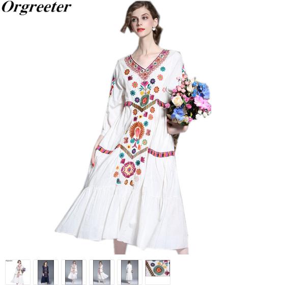 Tea Length Wedding Dresses Vintage - Maxi Dresses For Women - Frock Suit For Ladies - Winter Clothes Sale