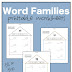 just sweet and simple preschool practice word family worksheets - word family ap worksheet