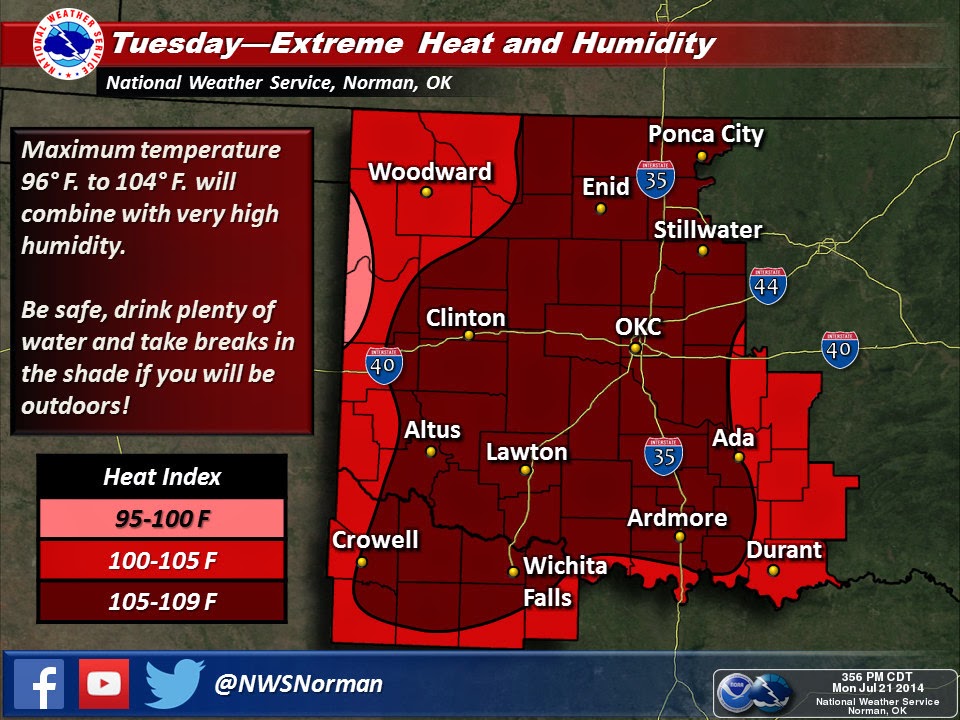 Oklahoma Weather Lab: Blast of Extreme Summer Heat This Week