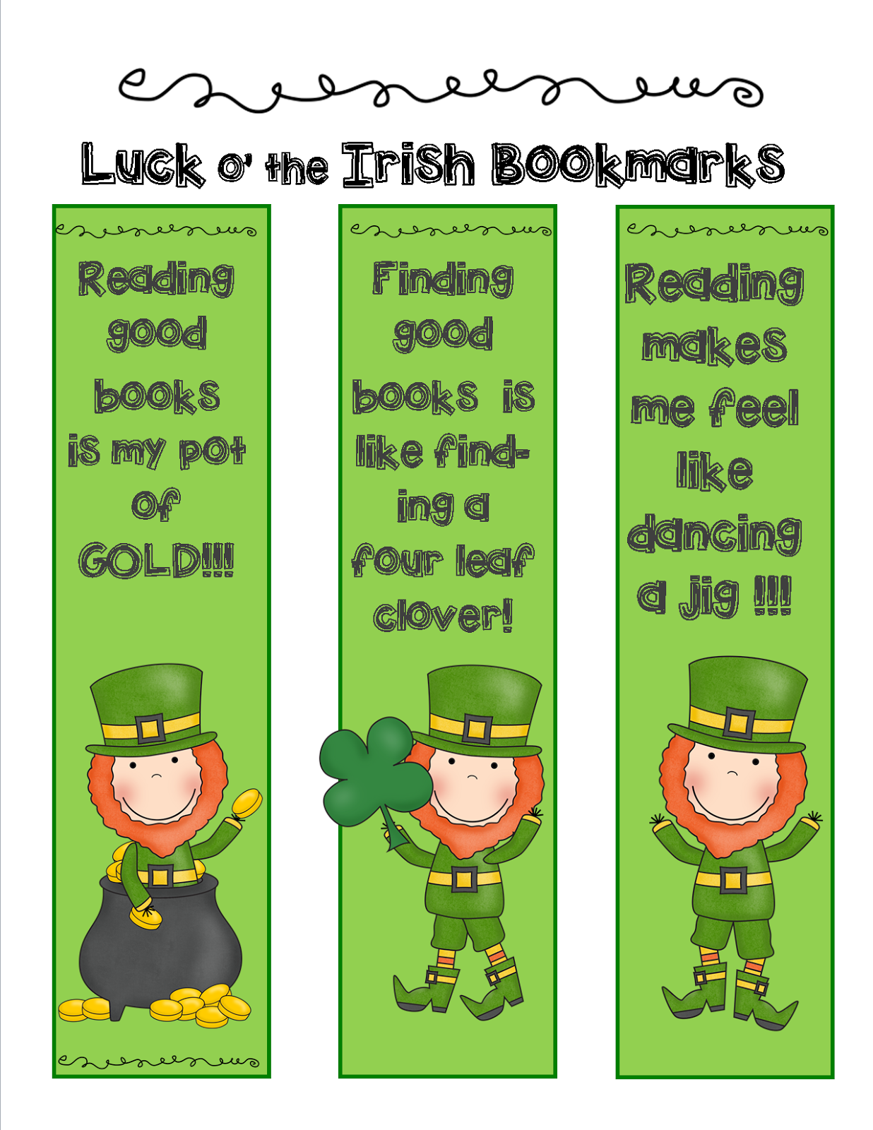 CopyCats Shareable Resources for Teachers It's the Luck O' the Irish