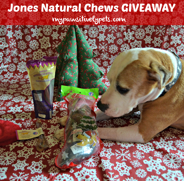 Jones Natural Chews Giveaway - 15 winners will receive a sample pack from Jones Natural Chews