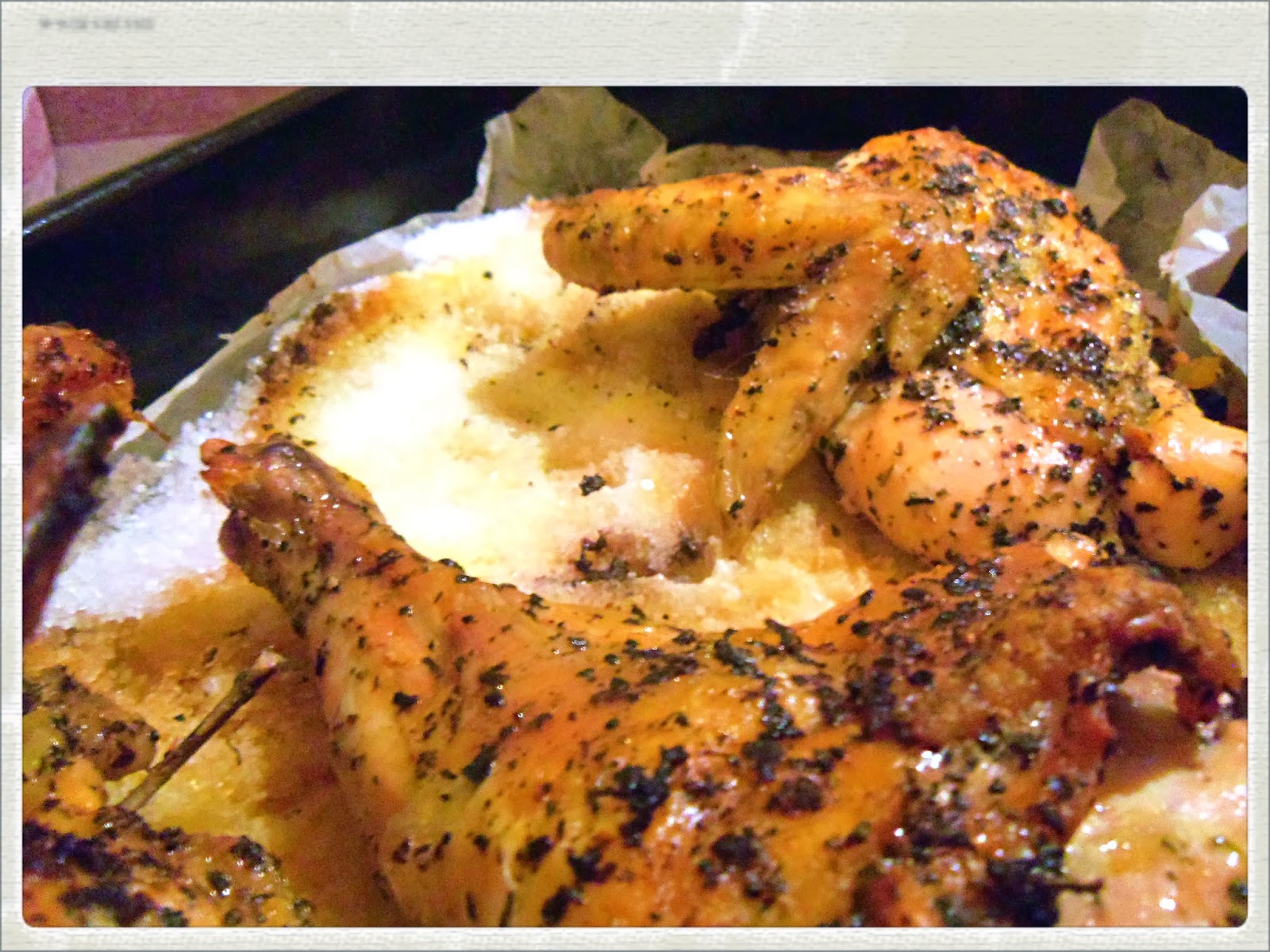 You've Got Meal! Chicken Roasted on Salt