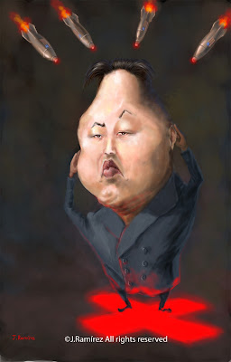 Kim Jon Un humor caricature