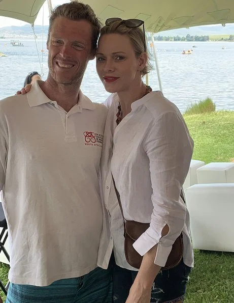 Terence participated in the event to raise money for "The Deaf Children's Learn to Swim and Water Safety Programme" of The Princess Charlene of Monaco Foundation